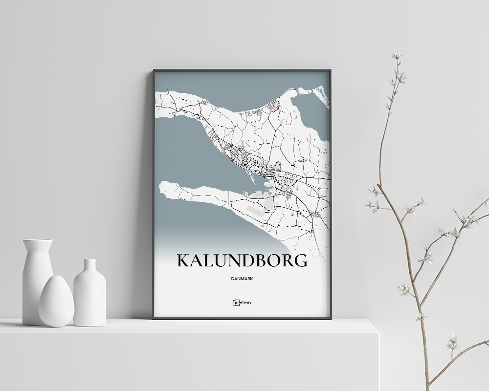 Kalundborg bykort plakat