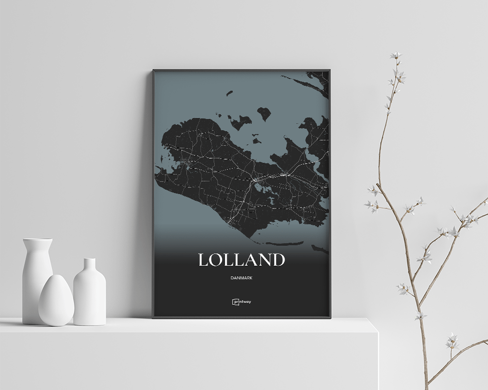 vinge Gemme kold Lolland Plakaten | 2021 Bykort Plakater | PrintWay.dk