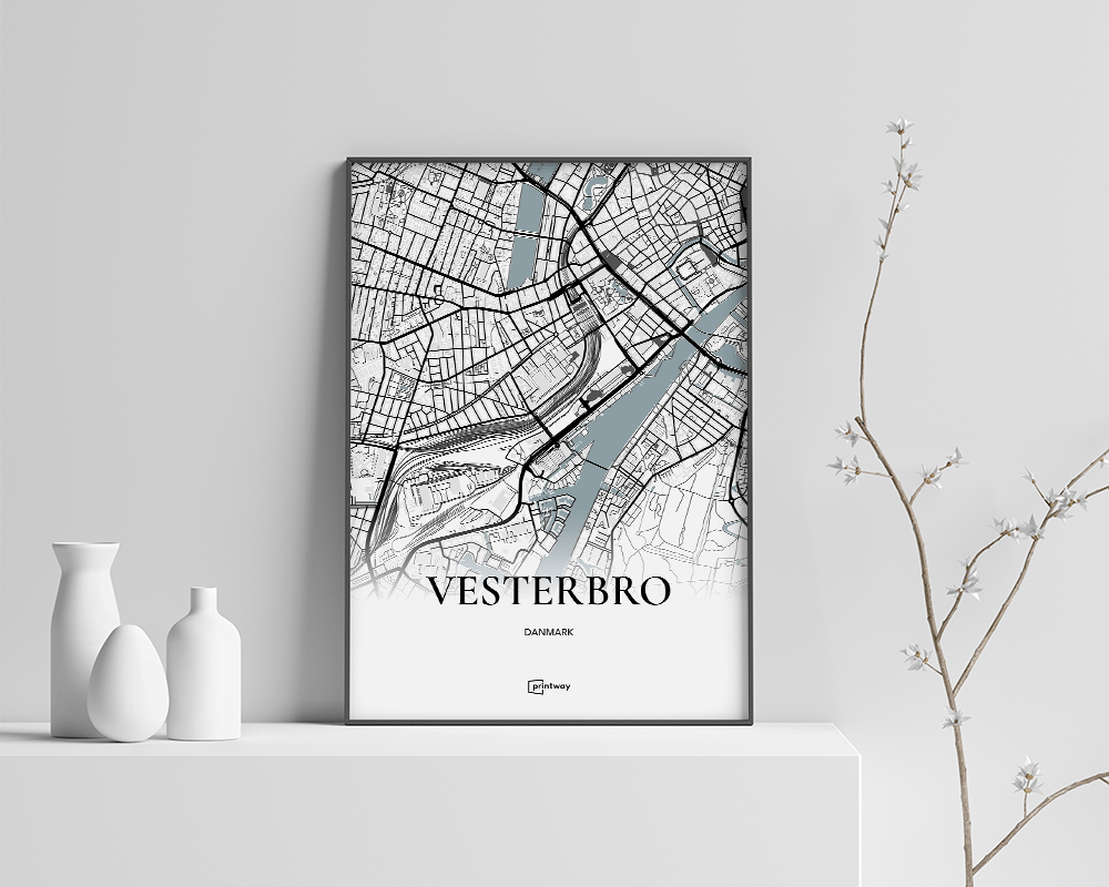lort Materialisme Landbrugs Vesterbro Plakaten | 2021 Bykort Plakater | PrintWay.dk