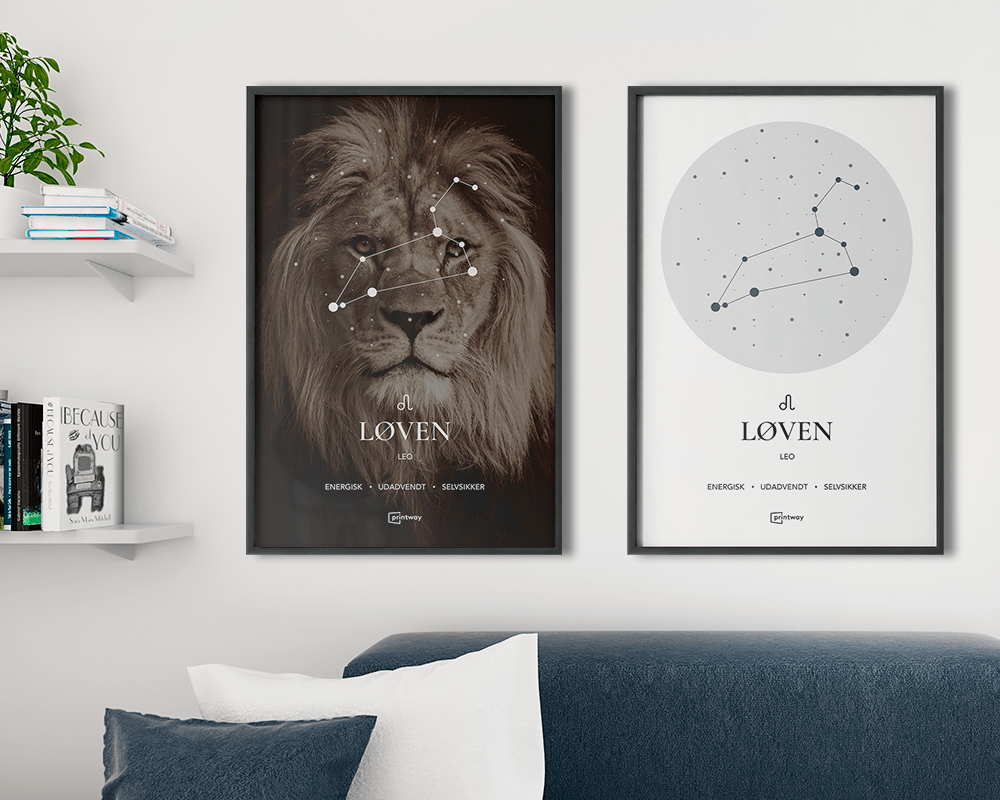 Løven stjernetegn plakat