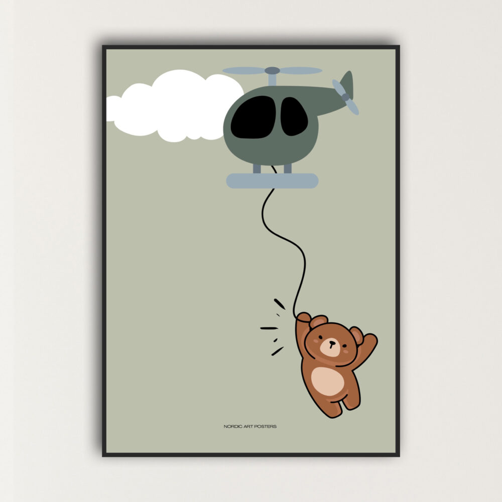 den flyvende bjørn - nordisk design plakater 1