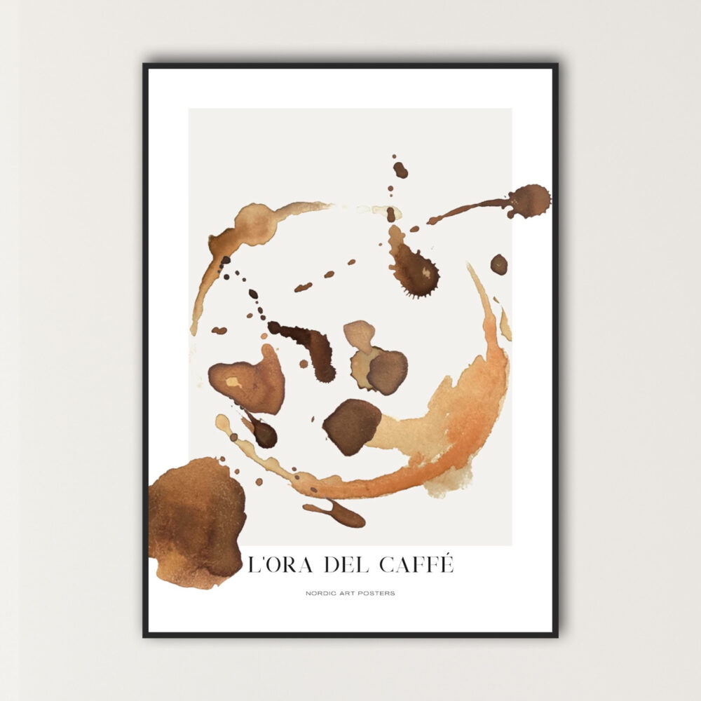 L'ora del caffé-1-nordisk design plakater