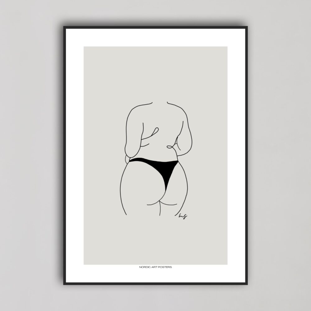 Body Positivity No1-nordisk design plakater
